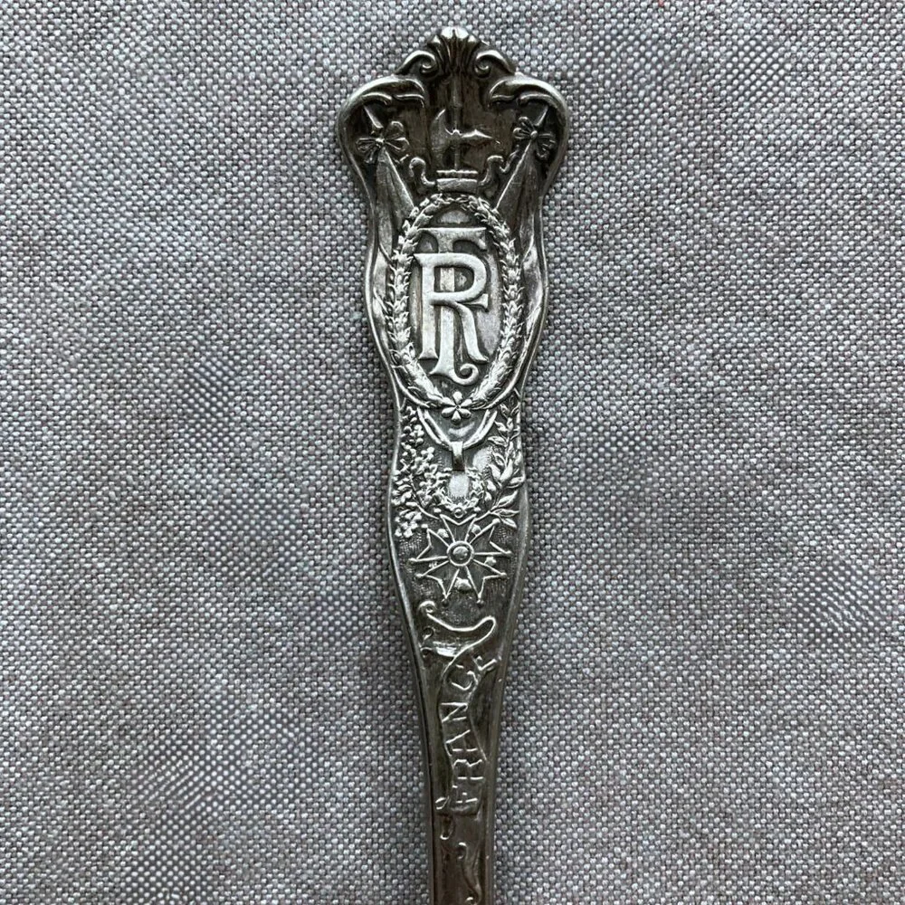 Antique France Souvenir Spoon, silverplate, Collectible - American Silver Co.